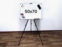 Магнитно-маркерная доска 50*70см. На треноге, на стену +Доставка!