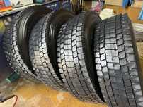 Грузовые шины 315/80/22.5 4 шт ведущие бриджсоун