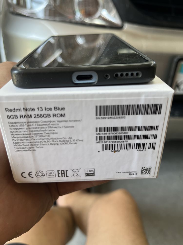 Redmi note 13 8/256gb состояние отличное не вскрывался