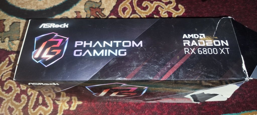 Продам видеокврту игровое Asrock Rx 6800 xt phantom gaming 16gb