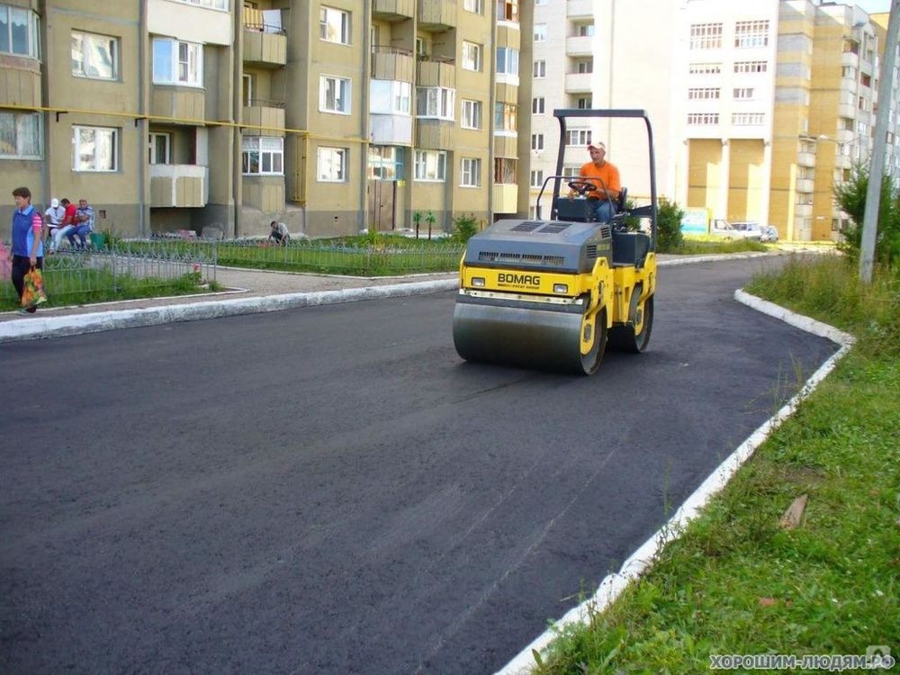 Укладка асфальта