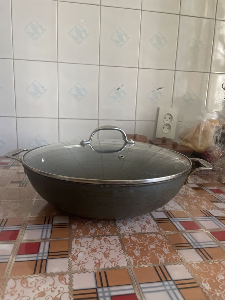 Сковорода вок Rondell RDA-114 32 см, алюминий