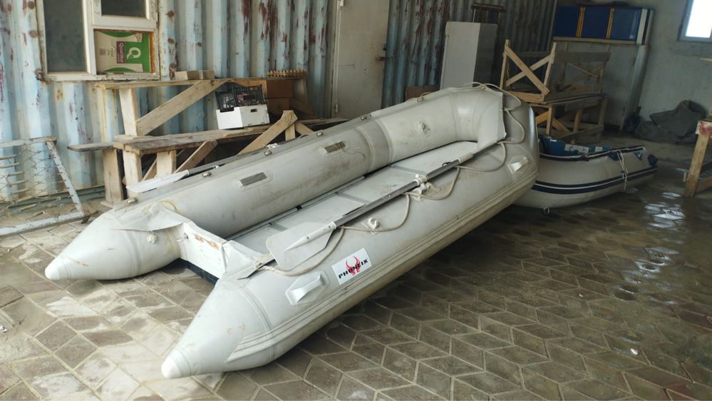Лодка ПВХ надувная под мотор 2 шт