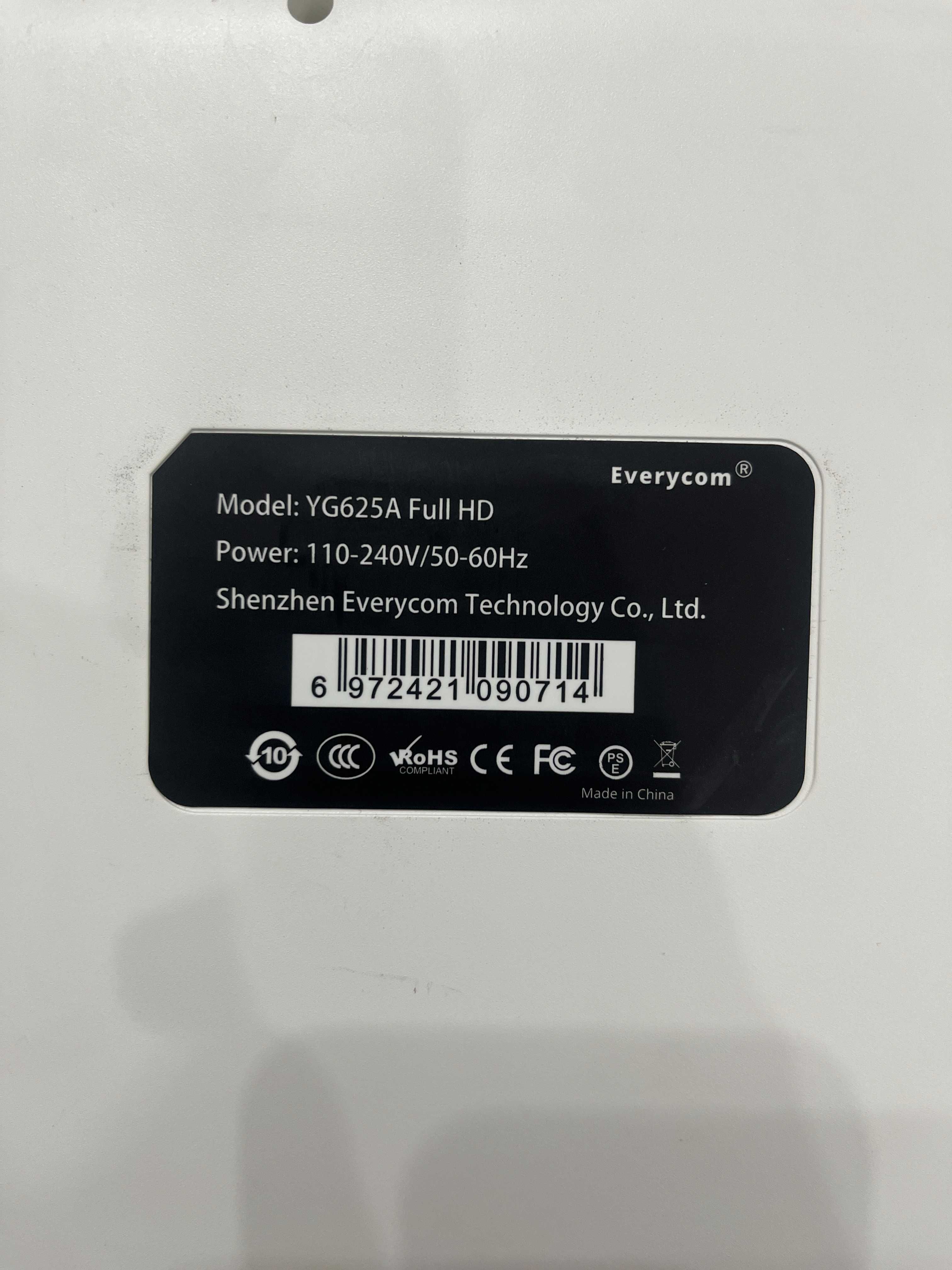 Проектор Everycom YG625AFullHD с высокой контрастностью ЕСТЬ РАССРОЧКА