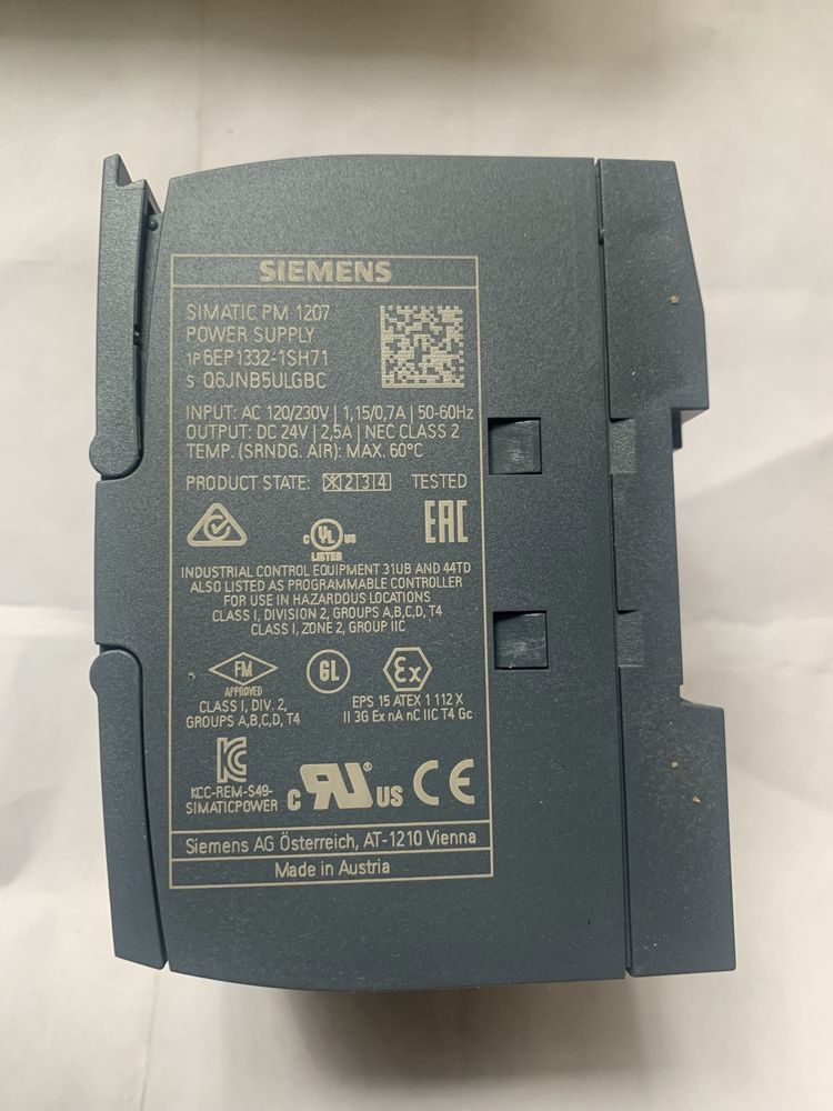 Siemens блок питания для S7-1200