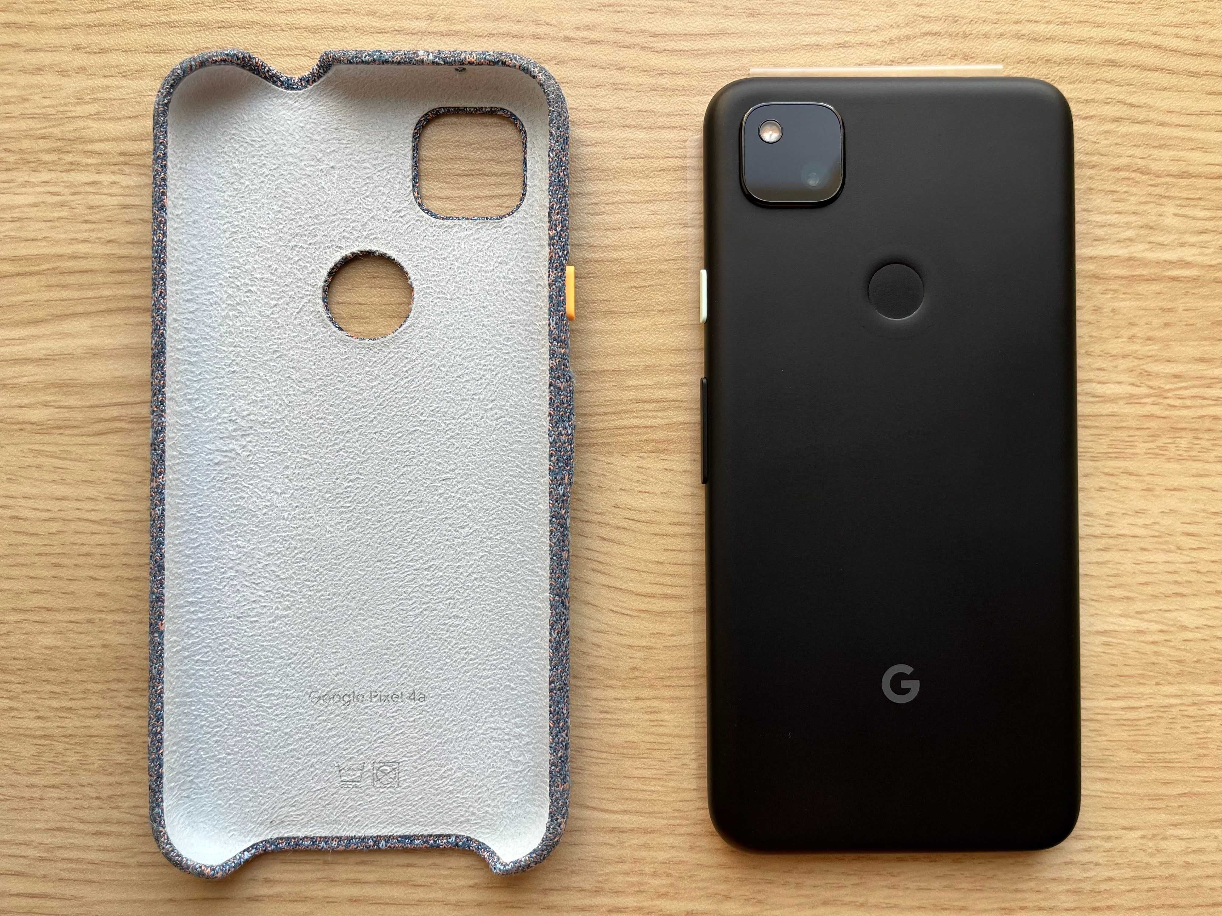 Смартфон Google Pixel 4a 128 Gb + оригинальный чехол Blue Confetti