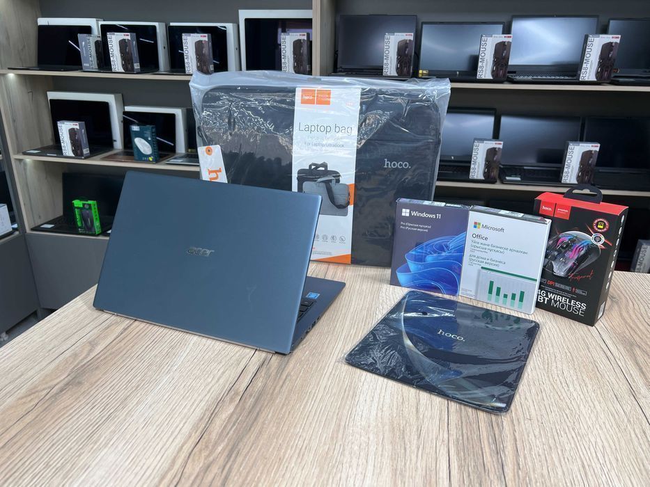 Acer Swift 3 • Pentium Silver N5030 • 4GB • 256GB SSD • Лёгкий ноутбук