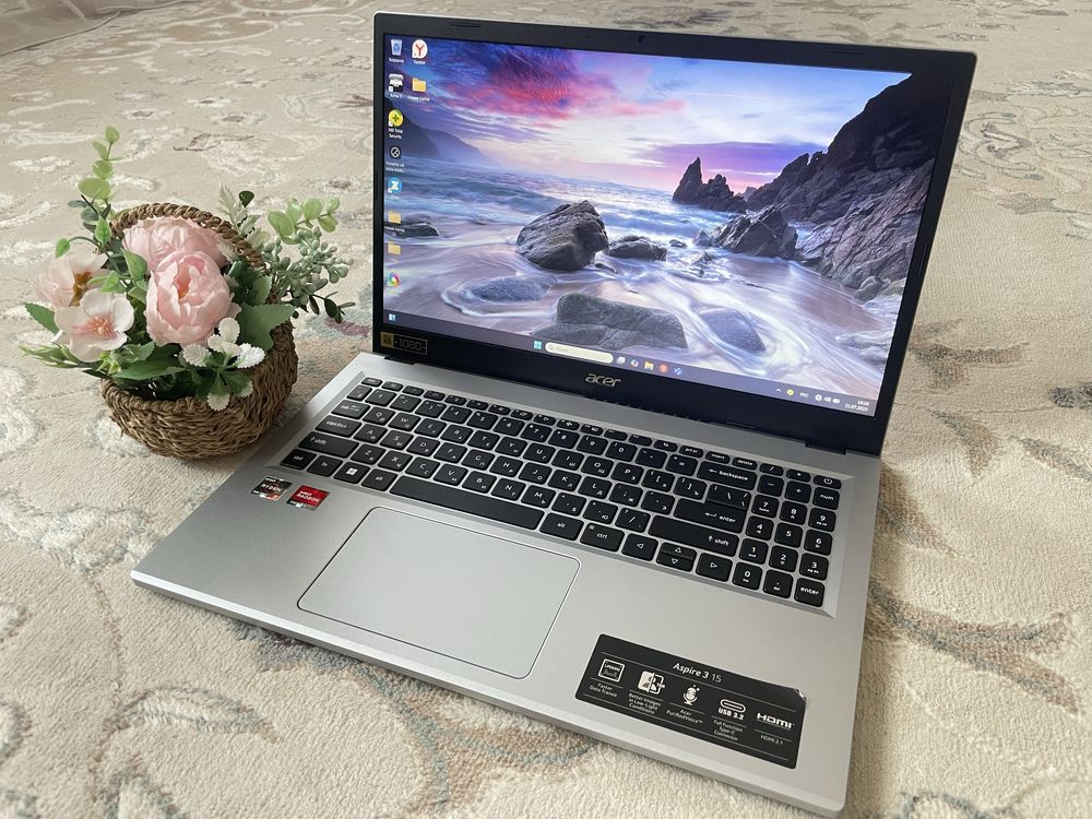 Почти новый ноут Acer Ryzen 3-7 поколение Быстрый шустрый