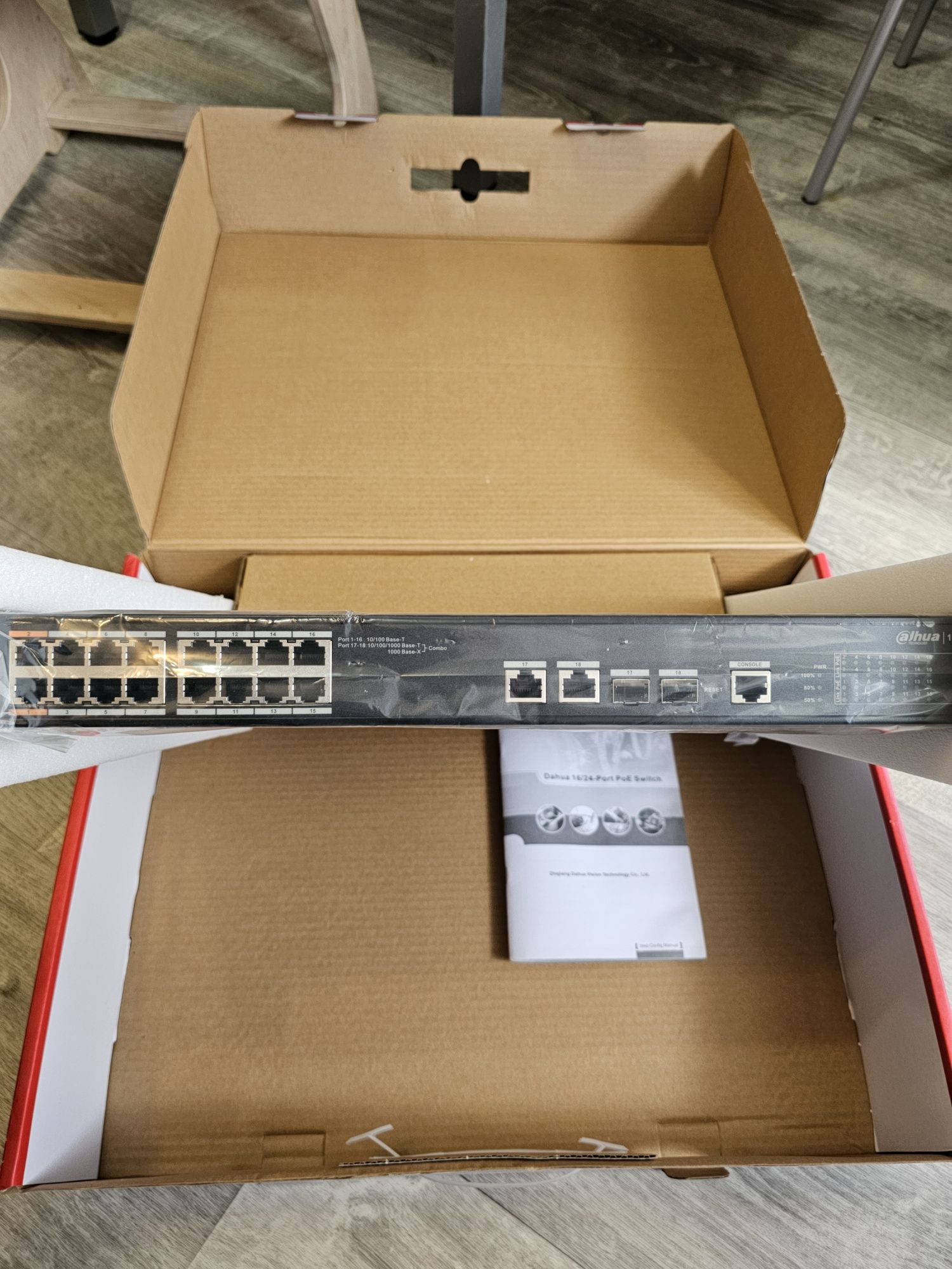 Коммутатор poe пое Dahua DH-PFS4218-16ET-240