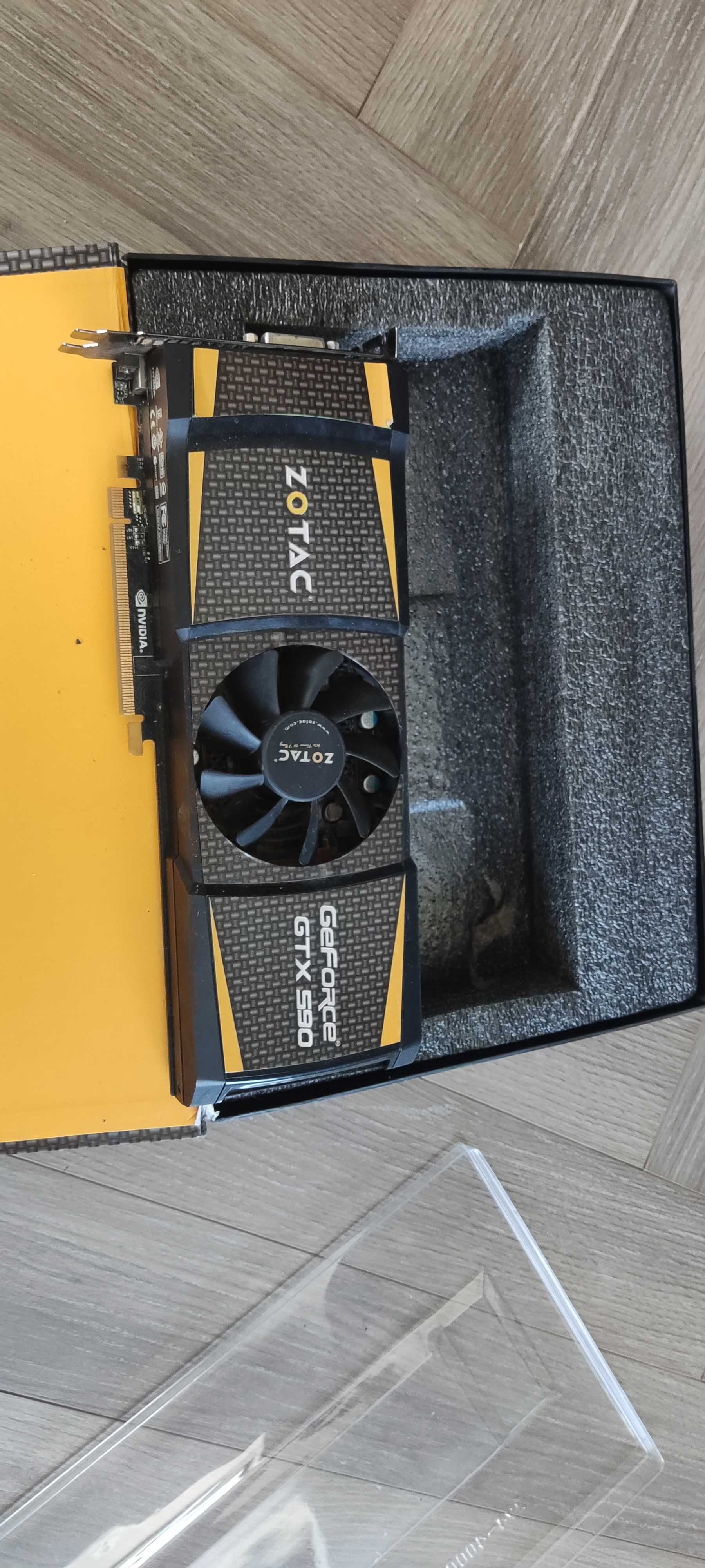 Продам Видеокарту  GTX 590 3 ГБ Zotac NVIDIA GeForce