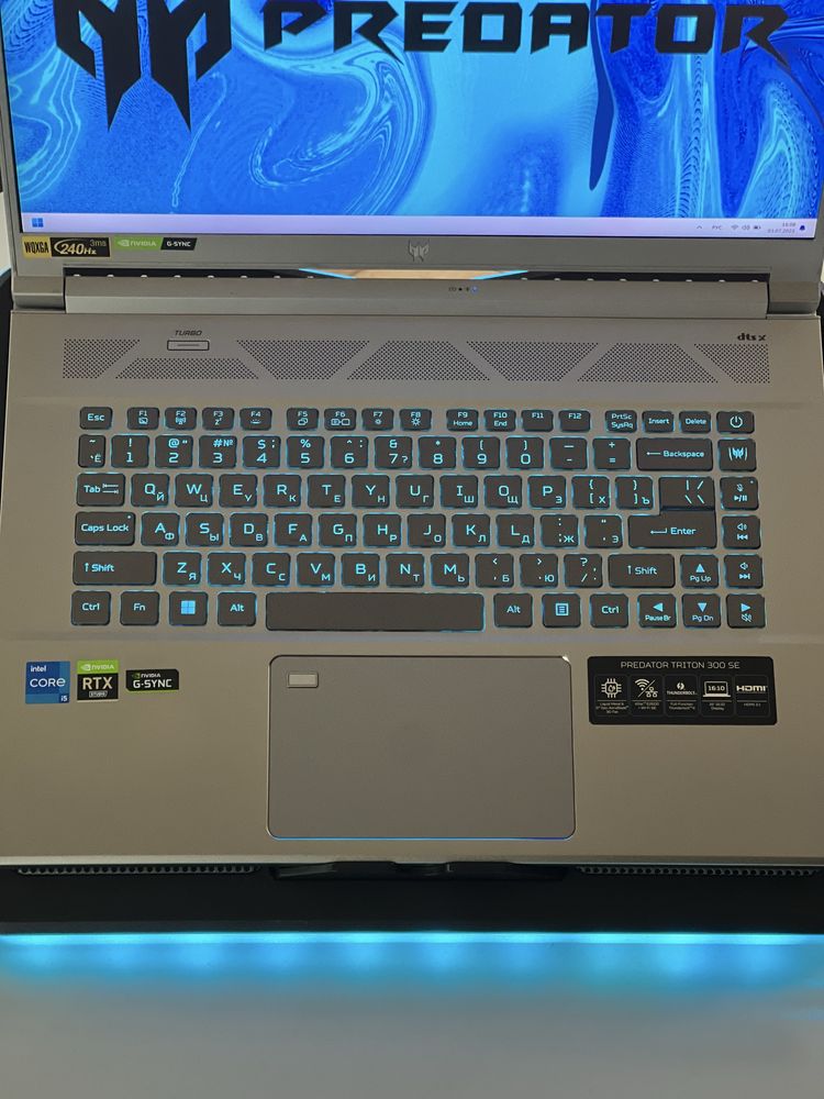 Predotor Triton | Core i5-12500H | 3K | 240Hz | ОЗУ 64Gb | RTX 3060