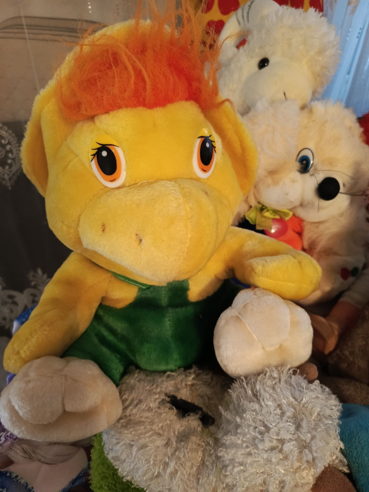 Игрушки мягкие из личной коллекции, куклы
