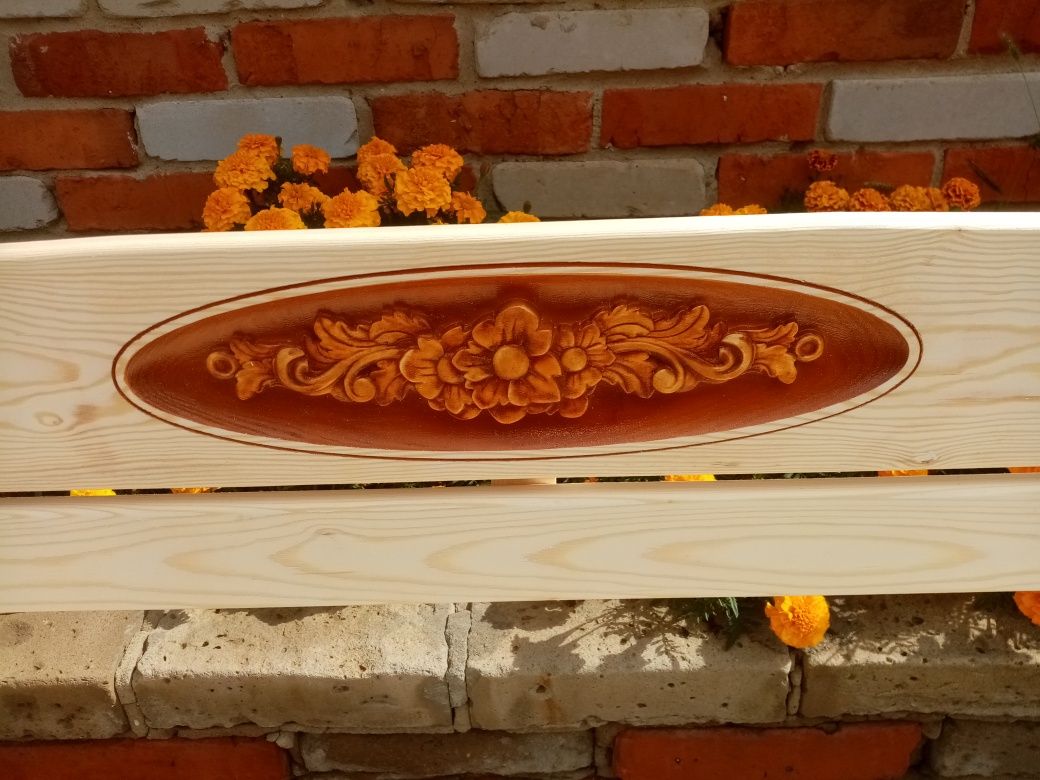 Скамейка со спинкой 1,5 м