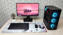 8-ми ядерный Ryzen 7 мощный игровой компьютер в полном комплекте