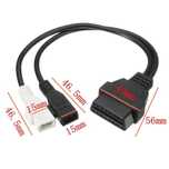 Кабель OBD2 Audi Volkswagen Шкода 2x2 pin переходник автосканера VAG