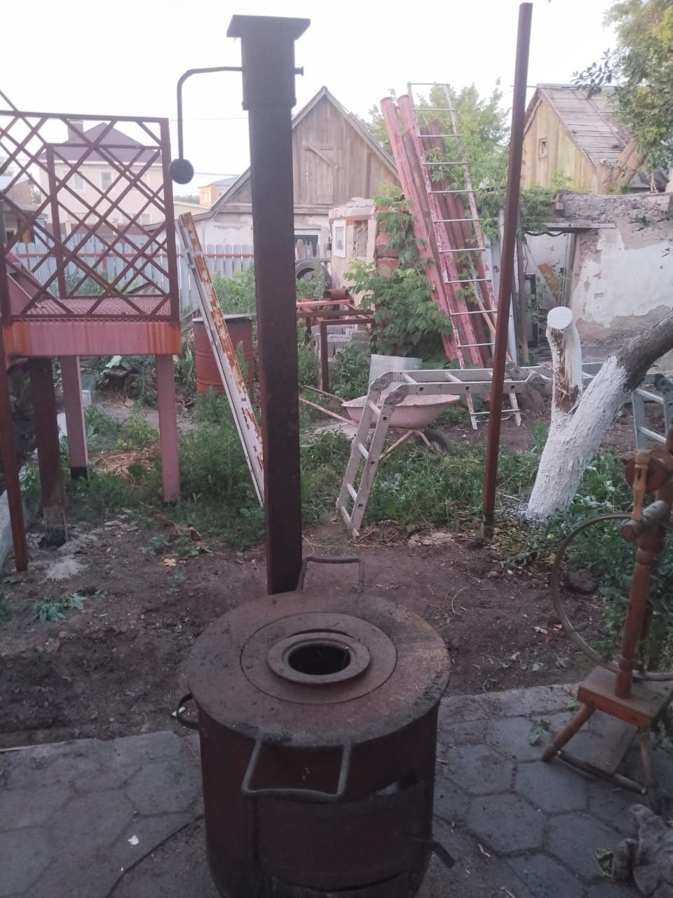 Продаю казан +печка