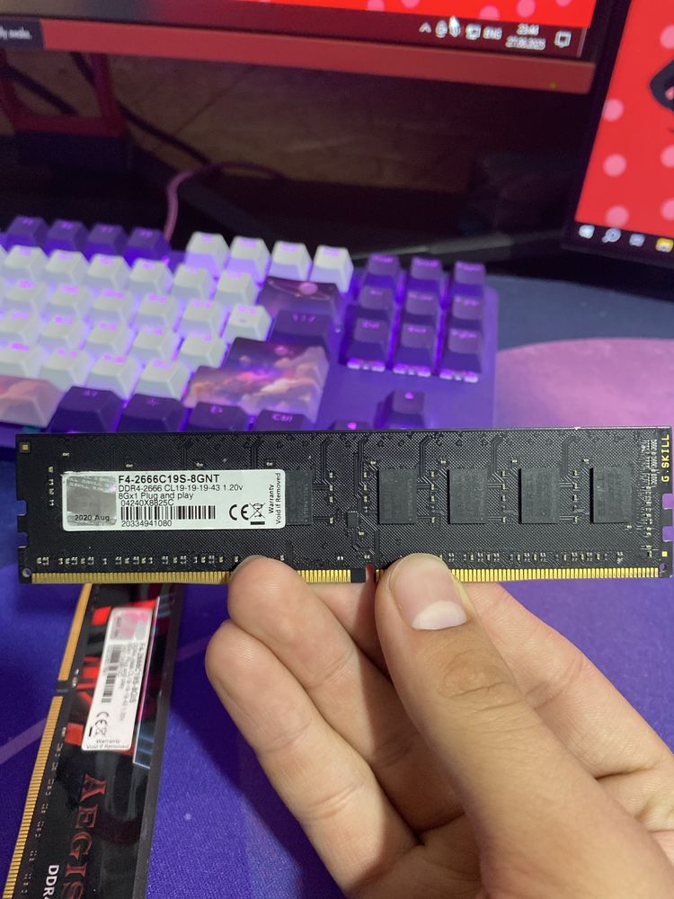 Озу Ddr4,8x2,16gb,2666mhz,gskill