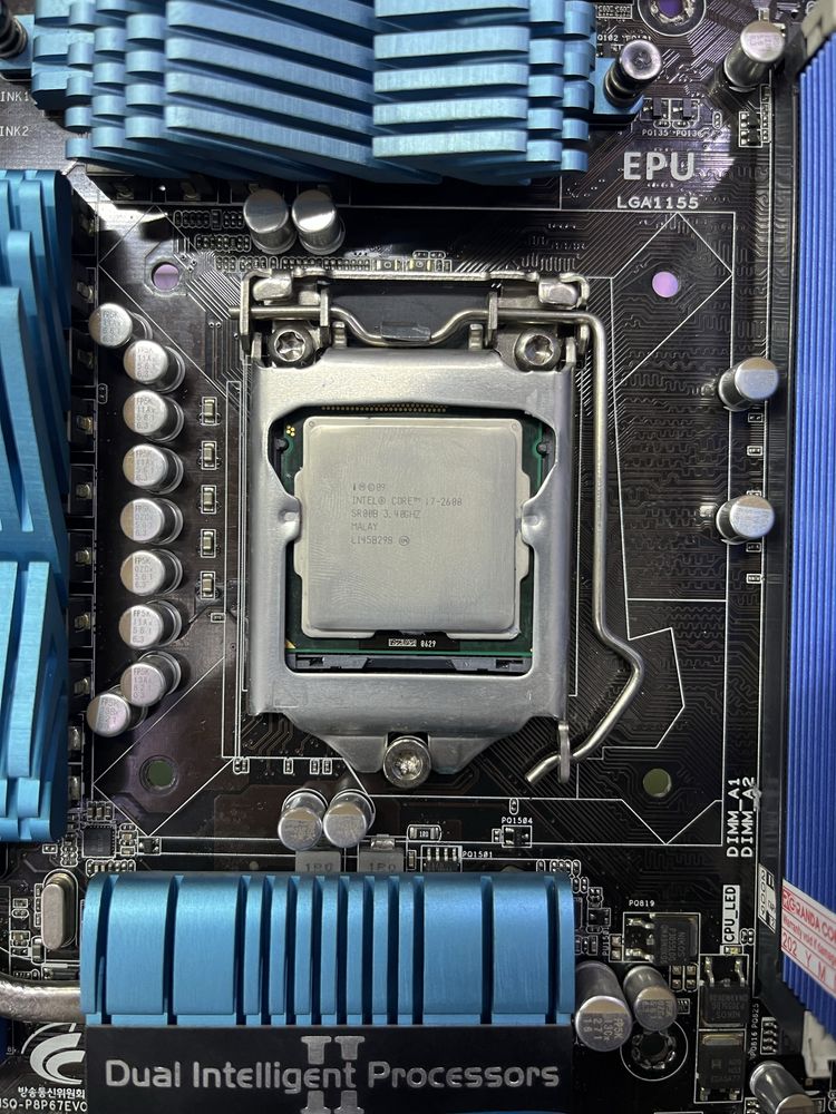 Коплект i7-2600.