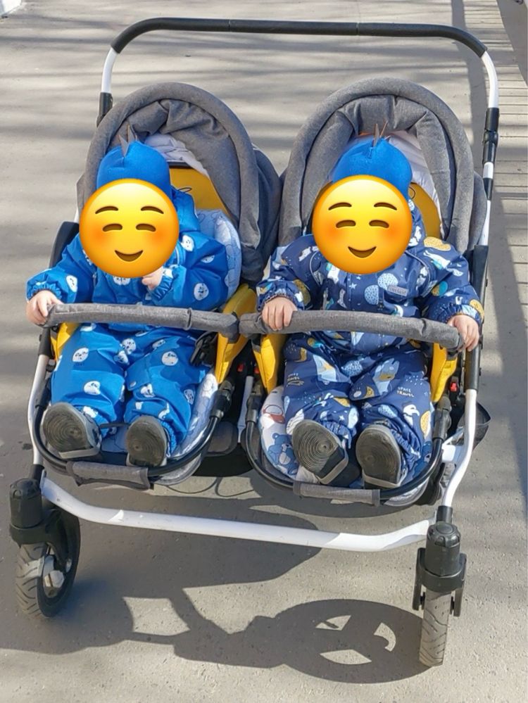 Коляска для двойни