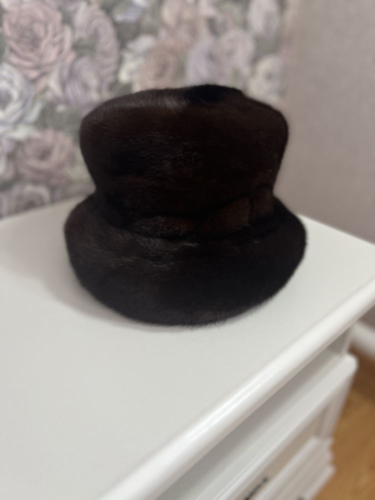 Шапка норковая женская