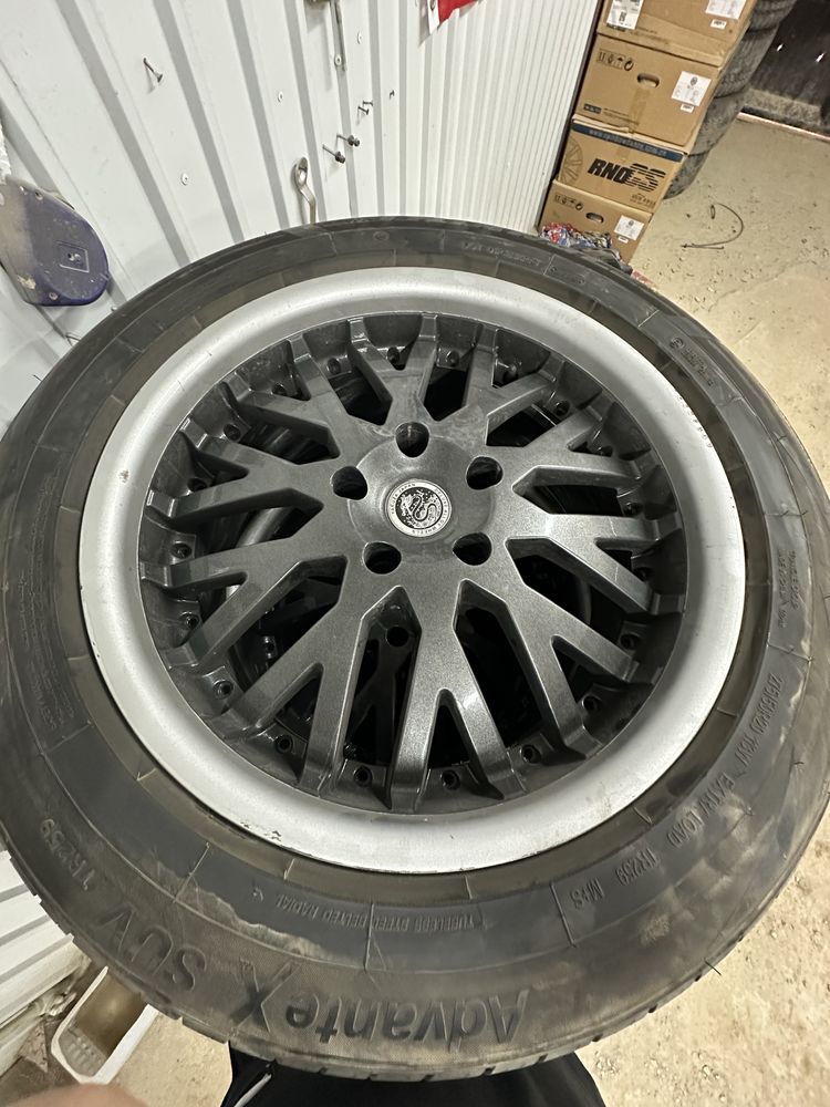 Шины с дисками R20, разбалтовка 5х130, на туарег