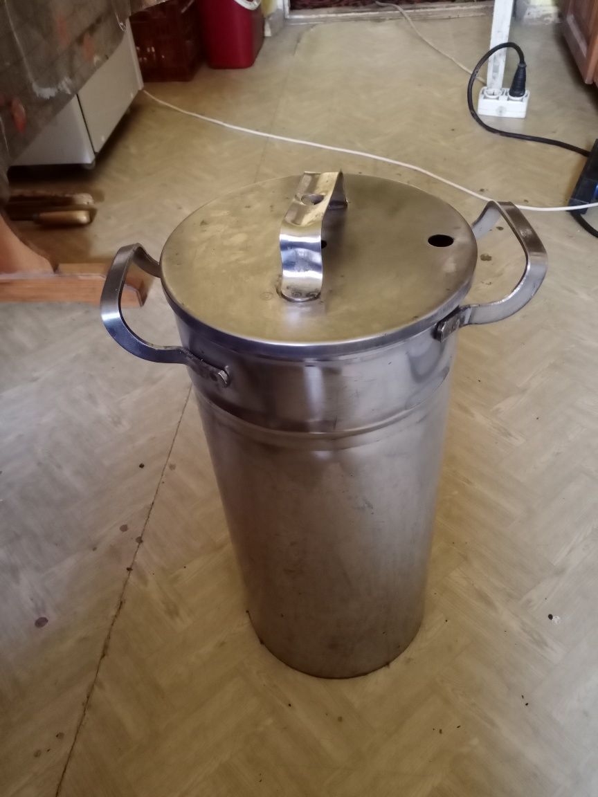 Емкость из пищевой нержавейки 28л,мясорубки СССР