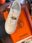 Кеды белые hermes