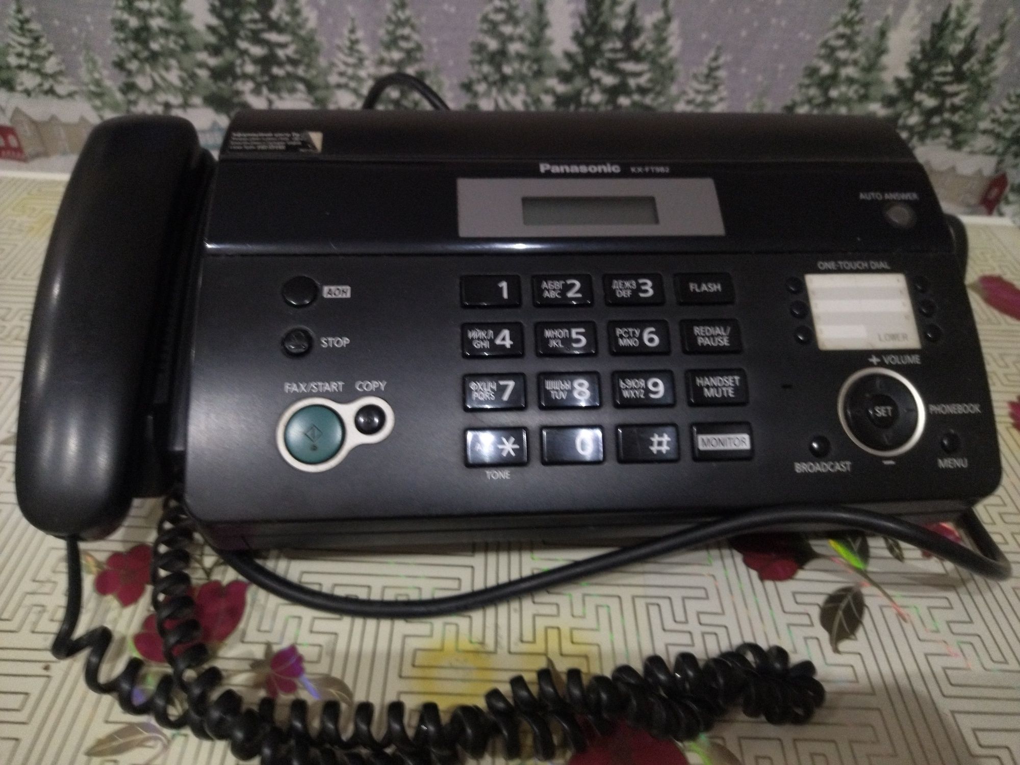 Продам стационарный телефон факс Panasonic