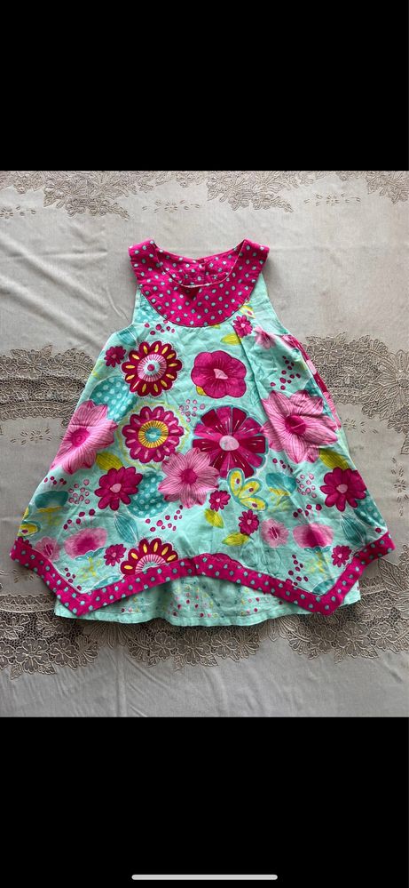 Вещи на девочку 2-8 лет платья юбки шорты
