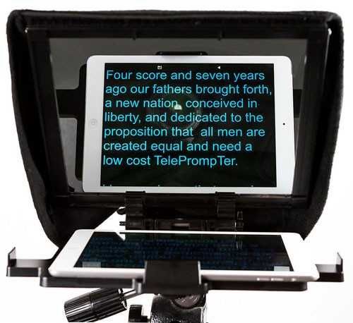 Телесуфлёр для iPad, планшетов, смартфонов (до 12.2")