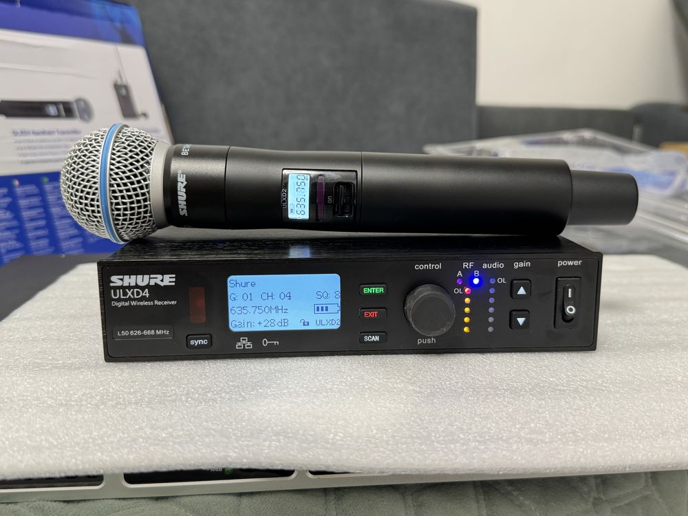 Микрофон Shure ULX D4