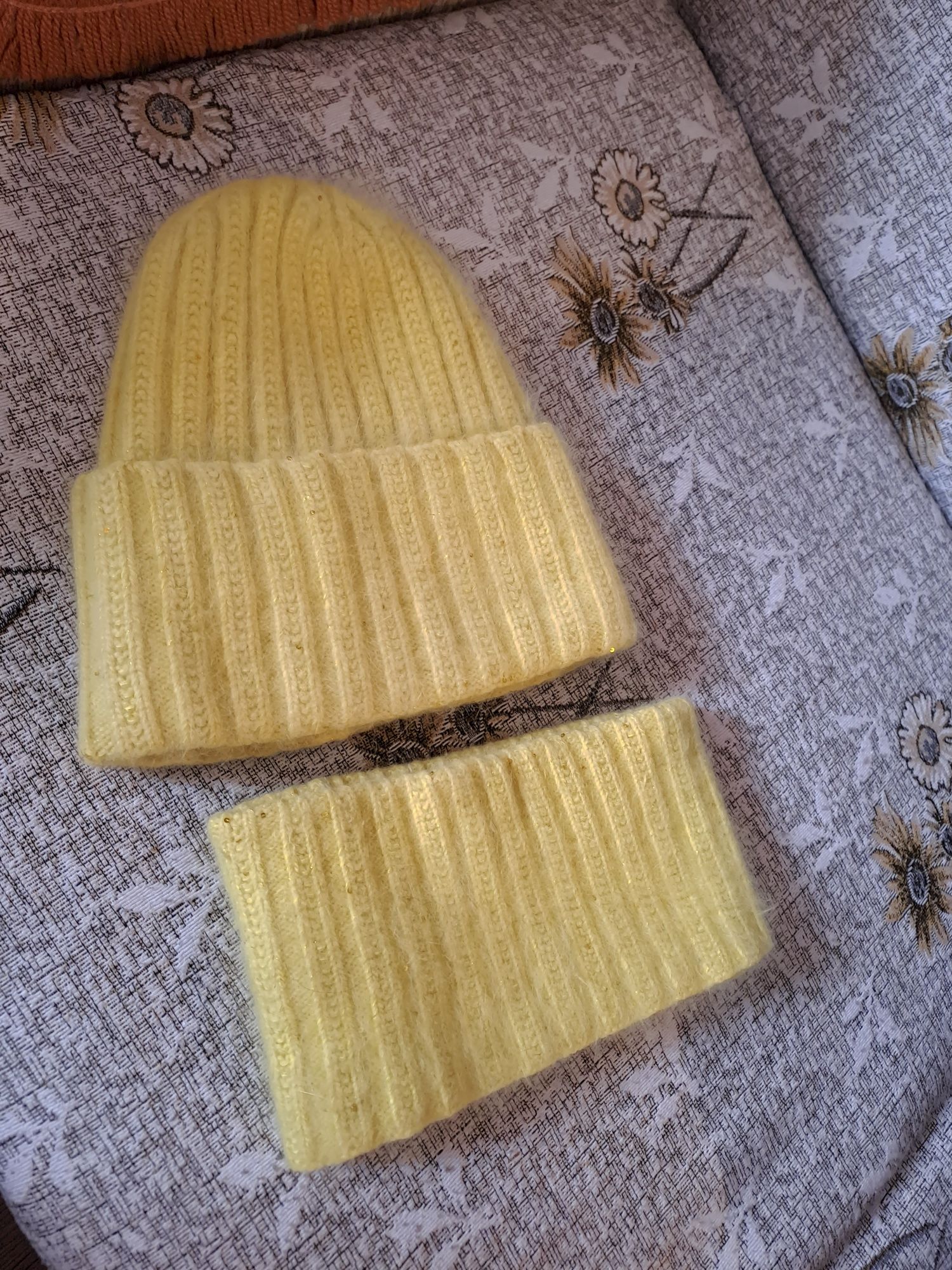 Продам шапку и снуд ангора