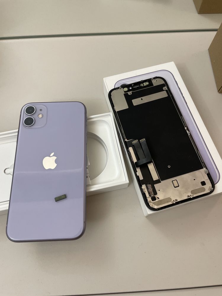 Продается iPhone 11 128 гб в сиреневом цвете