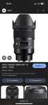 Продам Sigma 35mm art sony e mount