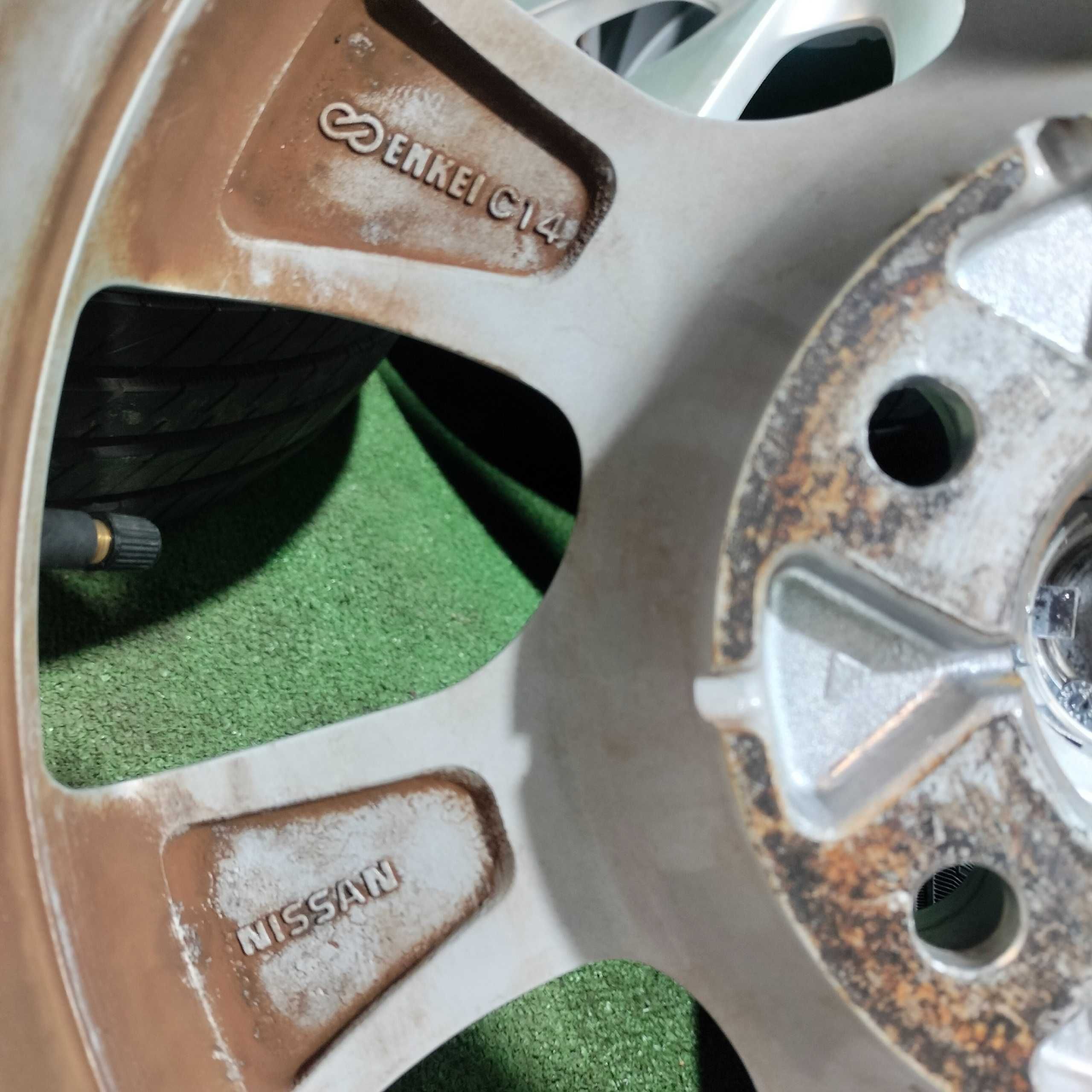 Продам Диски Enkei с шинами DUNLOP 195/60 R16 PSD 5/114,3 Nissan