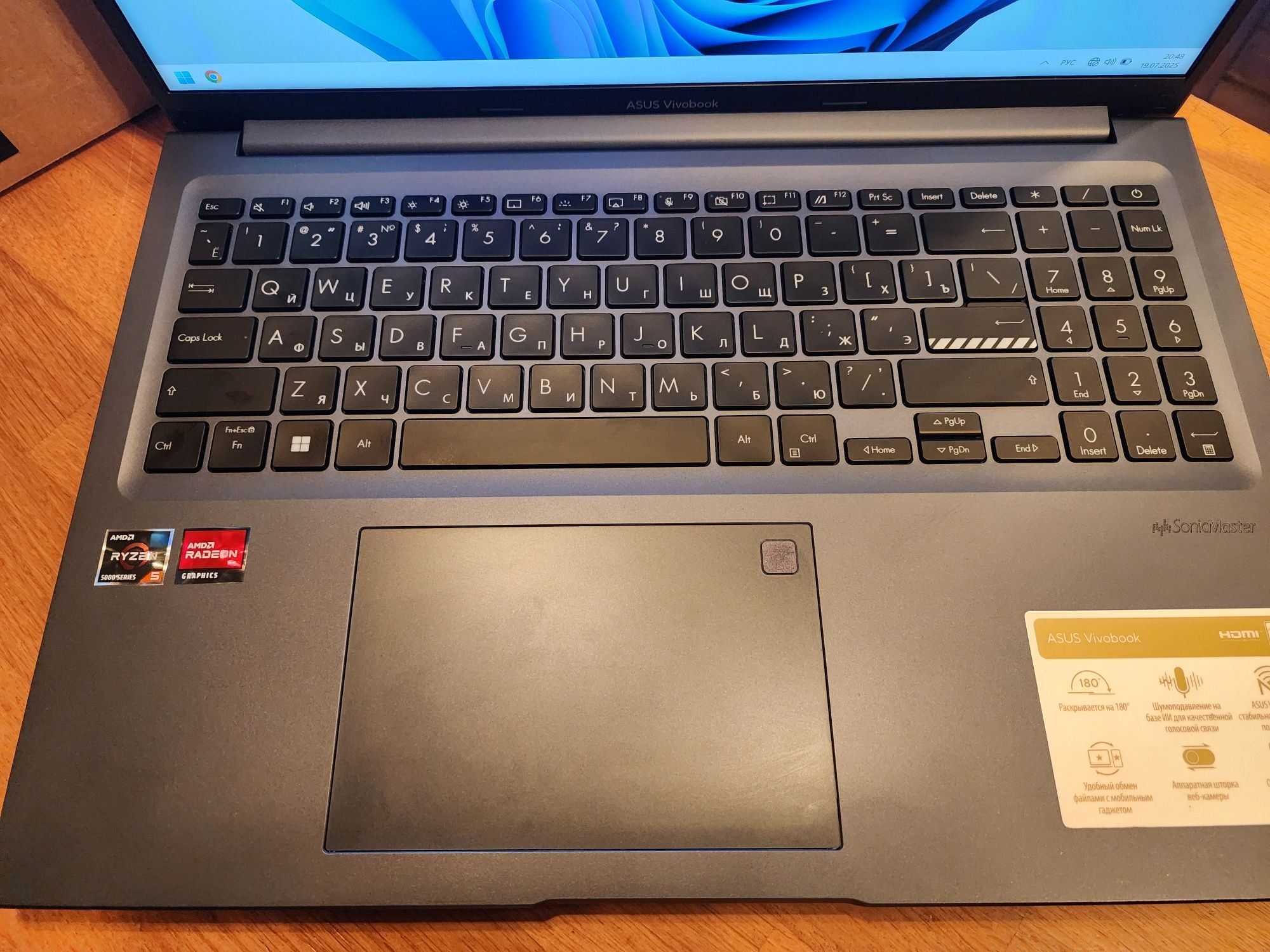 Продам Asus VivoBook 16 Ryzen 5 5600H/ 8Gb/ 512Gb