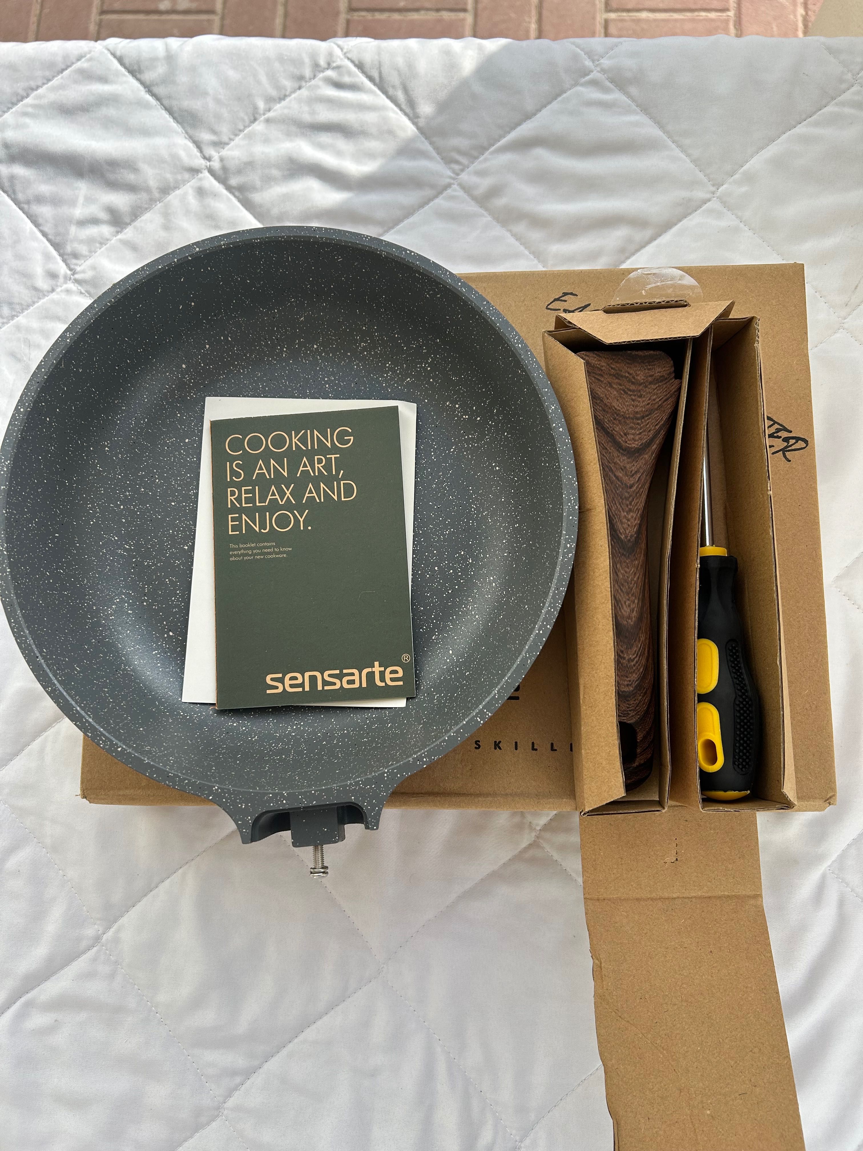 Sensarte granite сковородка качественная