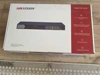 DS-3E0518P-E, PoE Коммутатор, Hikvision