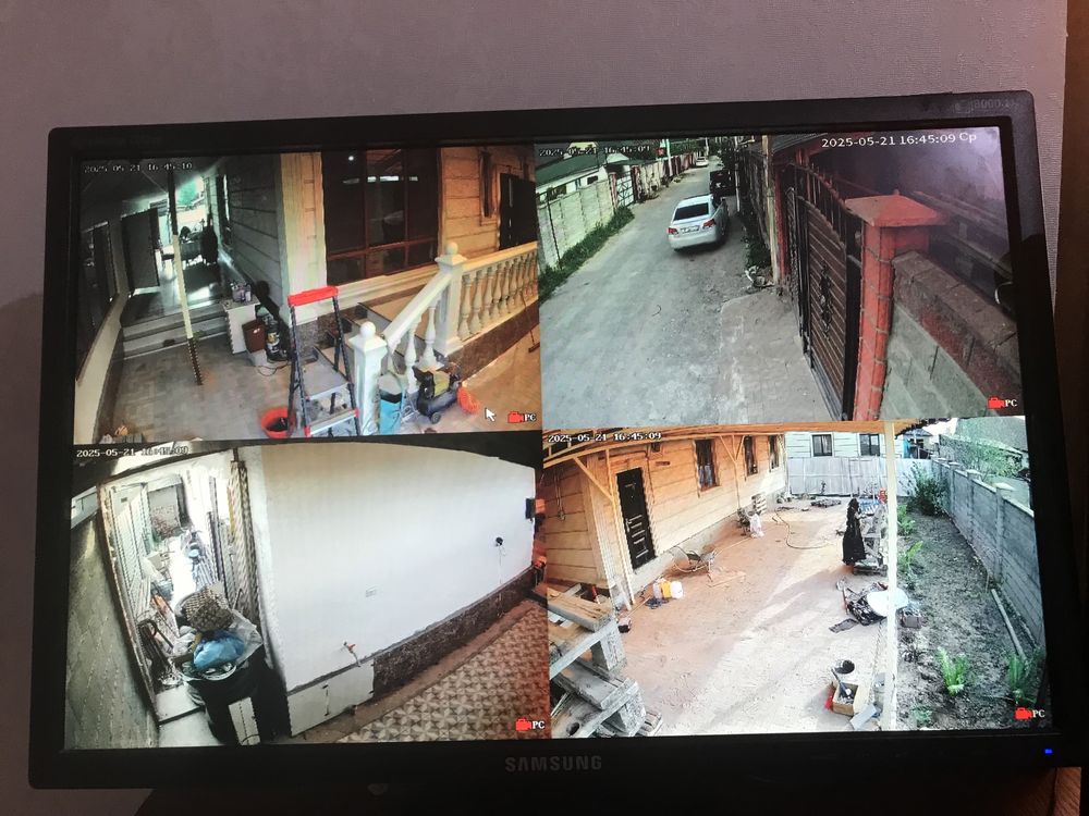 Установка систем видеонаблюдения IP и HD камеры