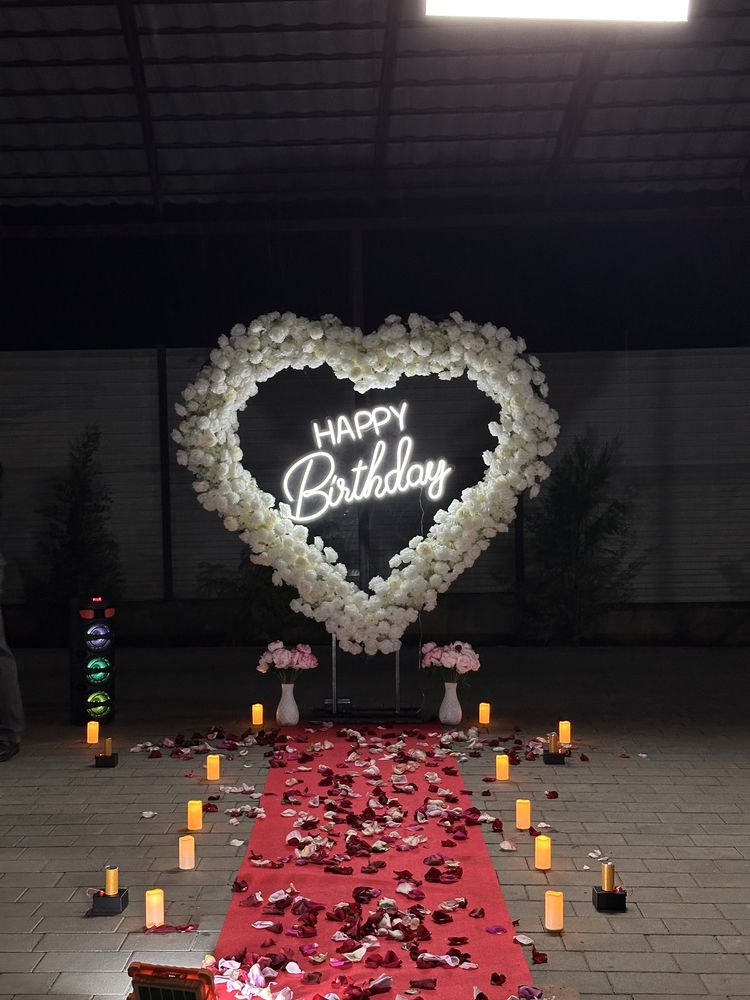 Оформление для праздников (День рождения, Marry me, happy birthday)