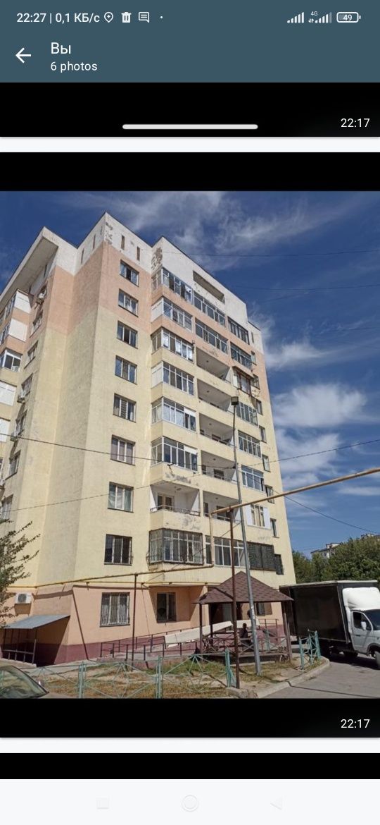 Срочно. Продается 2-х комн квартира. Мкр Нурсат, Аллея.