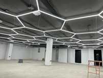 LED светильники соты линии любой рисунок для офиса