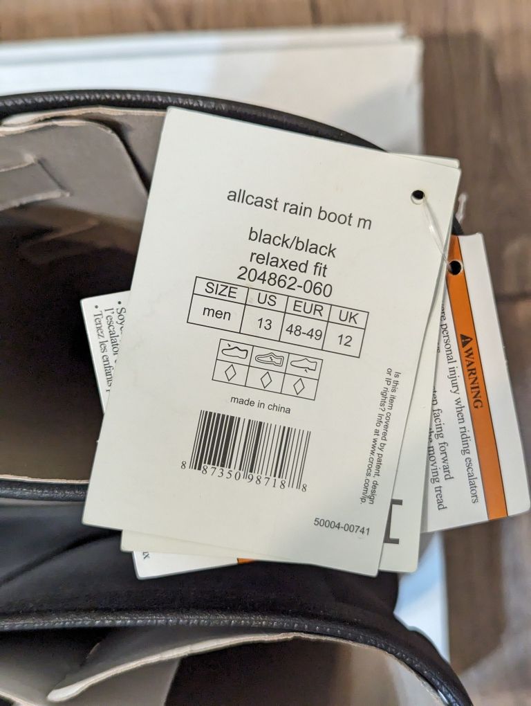 Сапоги резиновые CROCS (48-49)