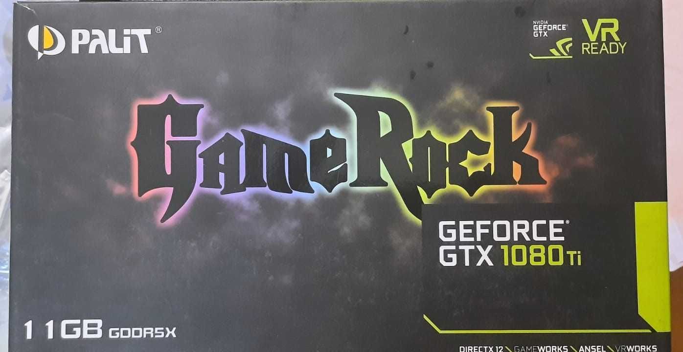 Продам видеокарты GeForce GTX1080TI GameRock от Palit имеется 2 шт