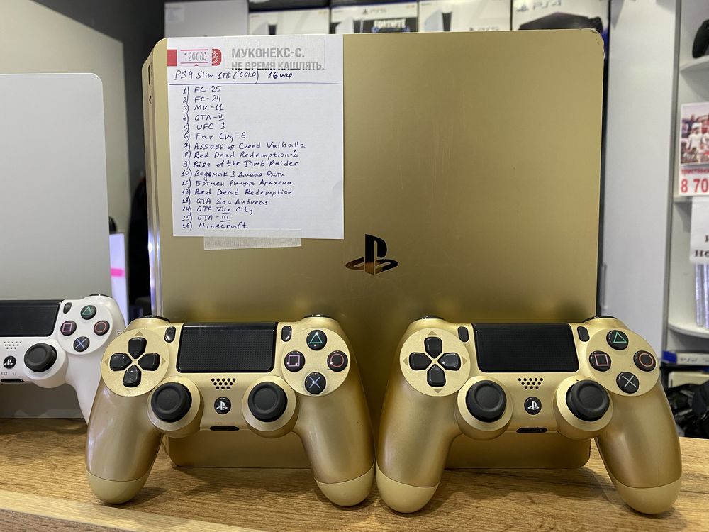 Playstation 4 Slim 500GB 1TB +много игр