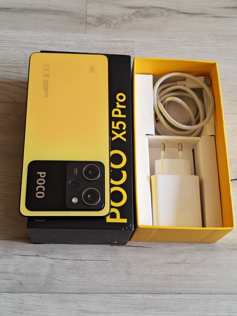 Poco X5 Pro 256 gb Ram 8+4 5G полный комплект
