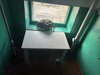 продаю белый стол 120х70х75 cm