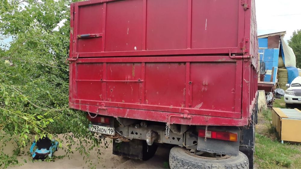 Продам камаз зерновоз с прицепам