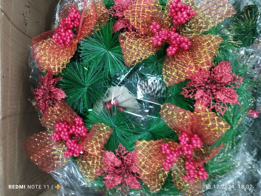 Новогодние венок