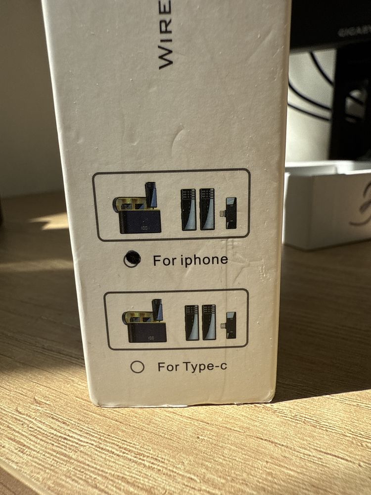 Петличный микрофон ДЛЯ Iphone Lightning